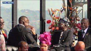 WATCH:  How President Ramaphosa Greeted President Tinubu At His Inauguration