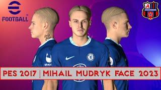 PES 2017 Mihail Mudryk face by Prince Shieka