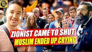 ZI0NIST CAME TO SHUT MUSLIM, ENDED UP CRYING Smile2jannah Speaker's corner