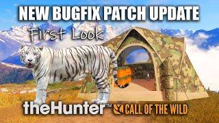 New BUGFIX PATCH UPDATE First LOOK - theHunter Call Of The Wild