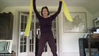 Josie Gardiner - Simple Stretch Band Exercises for Upper Body and Lower Body Strength