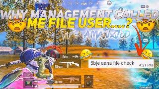 WHY MANAGEMENT CALLED ME FILE USER...? • Pubg Lite Competitive Montage  • FT • AMANxJoD