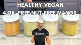 Healthy Vegan Easy Oil-free, Nut-free Mayo (Chipotle, Pesto, Golden, Plain)