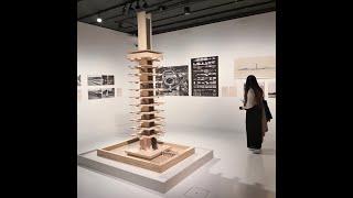 MA Interior and Spatial Design and the model of the Komazawa Olympic Park Control Tower.