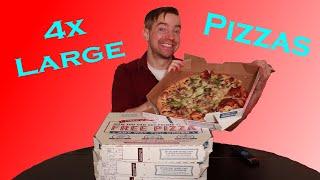 Giant Takeout Pizza Challenge!