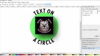 Inkscape Tutorial: How To Add Text On A Circle