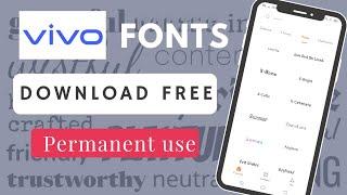 Download vivo paid fonts | vivo paid fonts apply free | vivo paid fonts download free to use