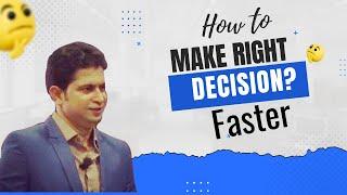 How to make decisions faster? | Kaise Decisions fast Le? | Irfan Kawchali