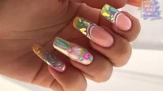 Excellent French Nail Tutorial Using Maryton Nail Tools By @Nelli Pro Nails