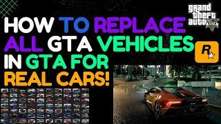 How to Install REAL CARS in GTA 5 | All Vehicles | GTA 5 Car Pack | Tutorial