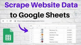 Scrape Website Data to Google Sheets