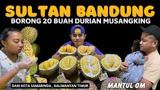 SULTAN DI KOTA BANDUNG ⁉️ BORONG 20 BUAH DURIAN MUSANGKING #durian #musangking #masduren