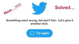 How To Fix Twitter Lite - Something Went Wrong, But Don't Fret Error in Mobile Phone