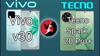 Tecno Spark 20 Pro Plus vs Vivo V30 Pro  Battle of the Budget Titans! #SmartphoneShowdown