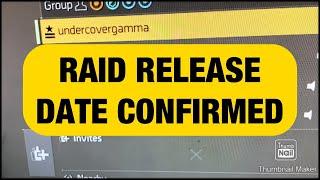 The Division 2 -RAID Release date confirmed (apparently not?)