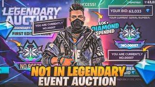 Bidding highest top 1 in new Auction Event |Free Fire 2 lakh Diamond TopUp| @FreeFireIndiaOfficial