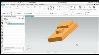 MILLING OPERATION WITH NX CAD, CAM