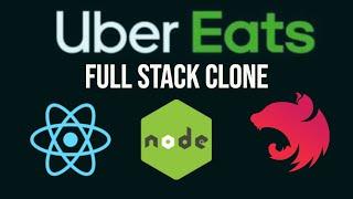 Uber Eats Full Stack Clone App 2023 | React, Node JS, Microservices