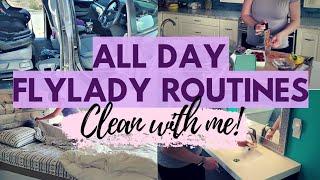 ALL DAY CLEAN WITH ME! // My Flylady Cleaning Routines! // 2020 CLEANING MOTIVATION