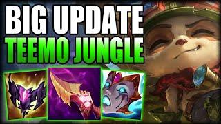 RIOT BUFFED & UPDATED TEEMO JUNGLE... NOW HE IS A CARRY MACHINE! - Gameplay Guide League of Legends