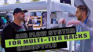 Innovative Airflow System For Multi-Tier Racks | CanopyFlo