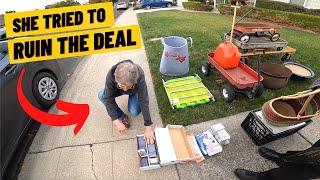 DON'T DO THIS AT GARAGE SALES