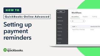 How to set up payment reminders | QuickBooks Online Advanced