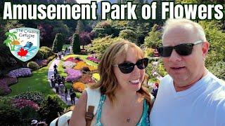 Butchart Gardens & Last Day - Day 9 Cunard Queen Elizabeth Cruise Vlog