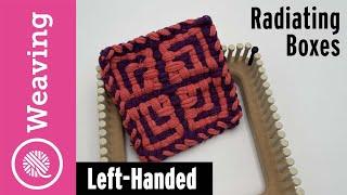 Radiating Boxes Potholder LEFT HANDED