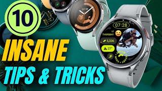 10 Amazing TIPS & TRICKS for Samsung Galaxy Watch 6 Classic, Watch 6, watch 5 pro - One UI watch 5.0