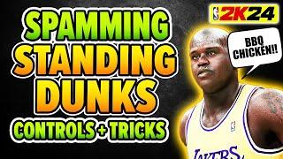 Spamming STANDING DUNKS controls + TRICKS