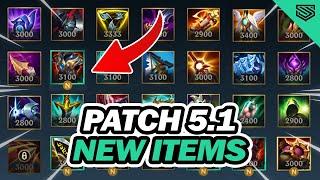 *EXCLUSIVE LOOK* PATCH 5.1 NEW ITEMS  SHADOW AND RADIANT ITEMS?! RIP HULLBREAKER - English PBE