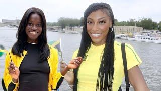 Junelle Bromfield Gave The Fans A Boat Tour With Team Jamaica 