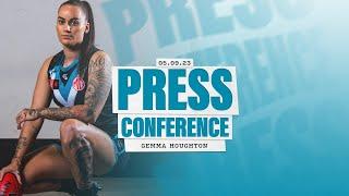 Gemma Houghton press conference - 5 September