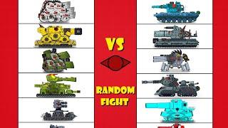 RANDOM Fight tank battles - Мультики про танки