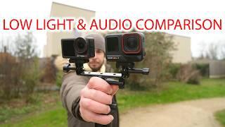 DJI osmo action 5 pro vs. insta360 Ace Pro 2 - Harsh Conditions | Low light and High Wind