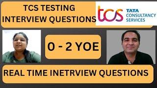 TCS Testing Interview Questions | TCS Testing Interview Q&A