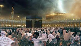 The doomsday storm hit Mecca! The world is shocked by footage from Saudi Arabia!