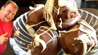 No Bake Peanut Butter Chocolate Truffles | Easy Truffles Recipe | Ken's Greek Table