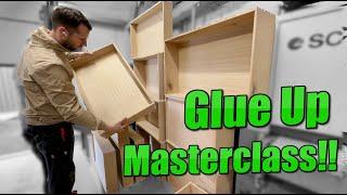 How to Assemble / Glue Dovetail Drawers Profesionally