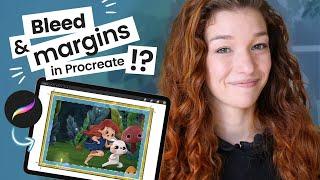 How To Format Files For Printing (Children's Books & more) • BLEED & MARGINS in PROCREATE!