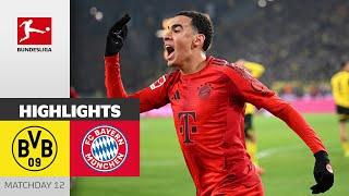 Musiala-Header Saves Point! | Borussia Dortmund - FC Bayern München 1-1 | Highlights | Matchday 12