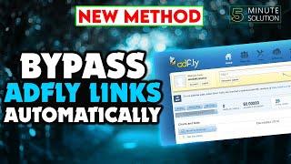 How To skip AdFly Links Automatically 2024