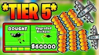 ¡INCREÍBLE! *TIER 5* ARTILLERO DE BOMBAS Y CAZA ELÉCTRICO - MODS BTD Battles Español