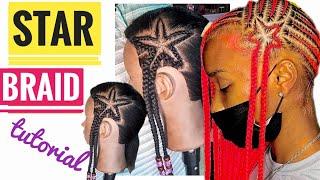 Star Braids Tutorial #starbraid