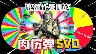 暗区突围：SVD连狙打肉伤弹折磨对手！暗区轮盘挑战！【君扬大鸽鸽】#ARENABREAKOUT #逃离塔科夫 #escapefromtarkov