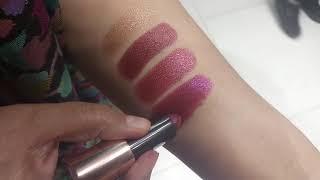 Colorbar Drama Blast Lipstick Swatches - All 6 shades