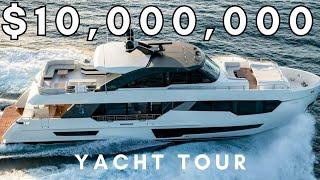 Inside a $10,000,000 Luxury SuperYacht | Ocean Alexander 90R Super Yacht Tour