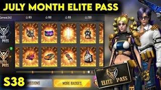 JULY ELITE PASS FREE FIRE FULL REVIEW 