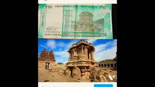 India currency notes landmark details  #india #currency